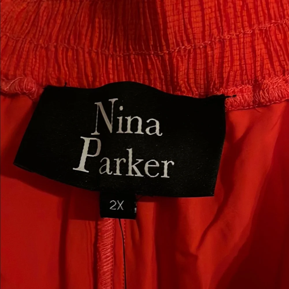 NWT Nina Parker white Wide Leg available in Red also (separately ) - Picture 5 of 14